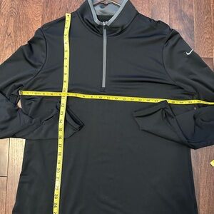 Nike Men's Black Quarter-Zip Jacket